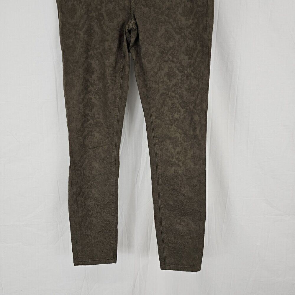 Pilcro and the Letterpress Serif Pants Skinny Straight Leg Textured Womens Sz 28 - Picture 2 of 6